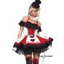 Costume regina di cuori PRETTY PLAYING CARD